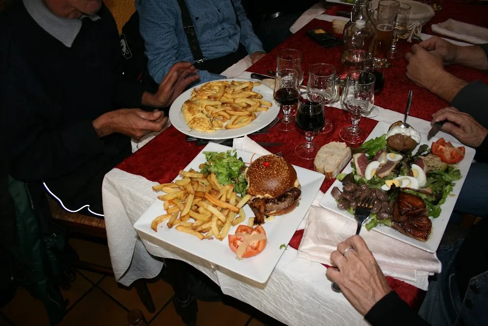 Burger Aux Poivres Omelette Aux Cèpes