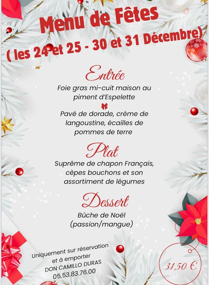 Don Camillo - Menu Image 1