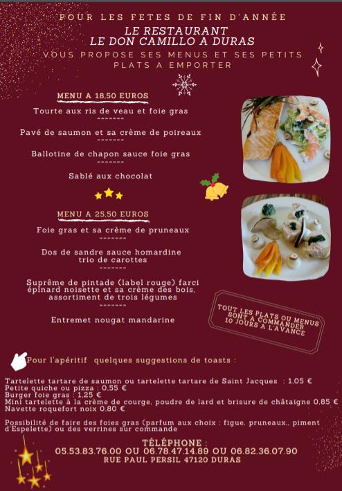 Don Camillo - Menu Image 2